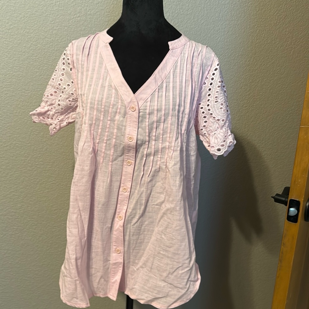 Women’s blouse, size L, pink